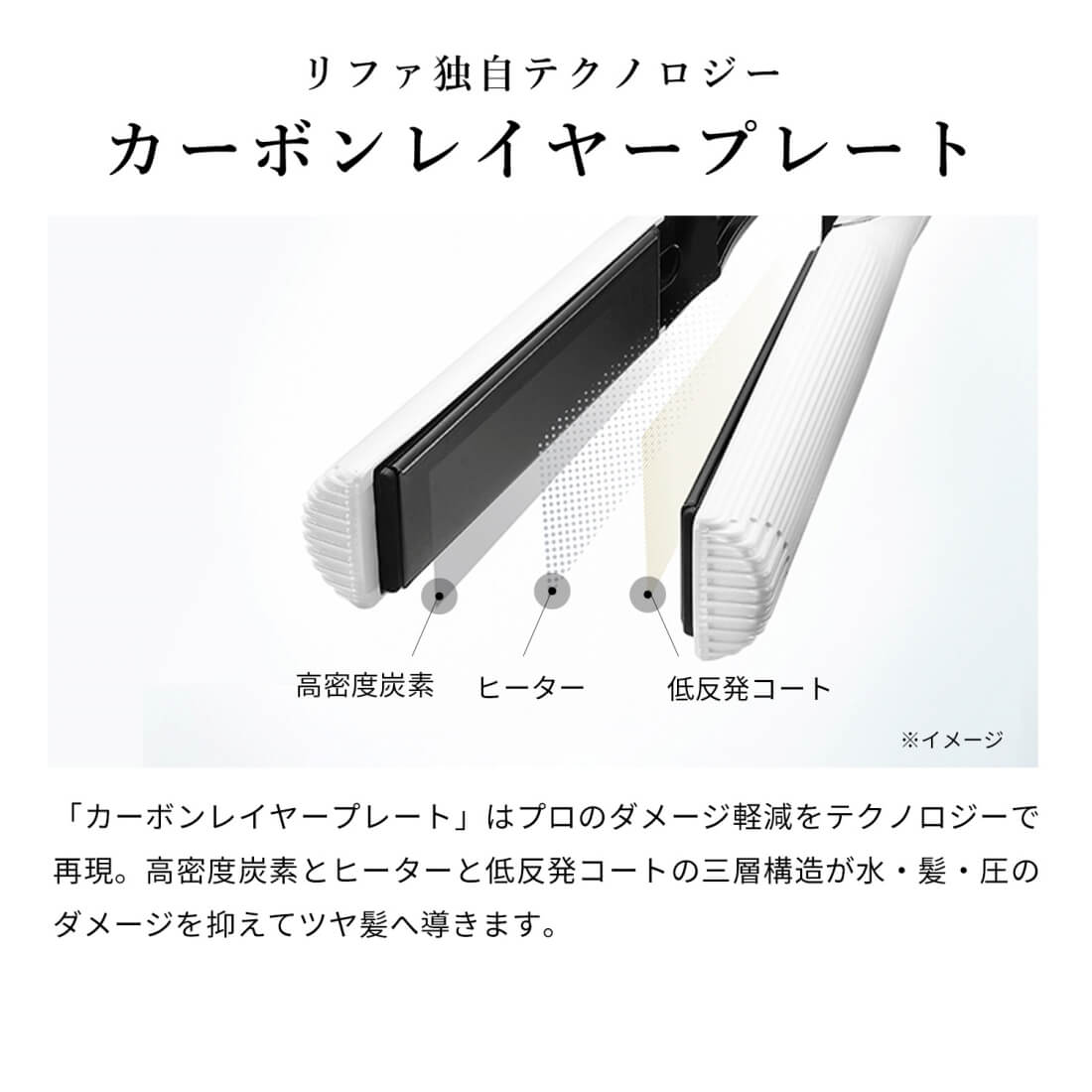 ReFaリファビューテックストレートアイロン 商品説明