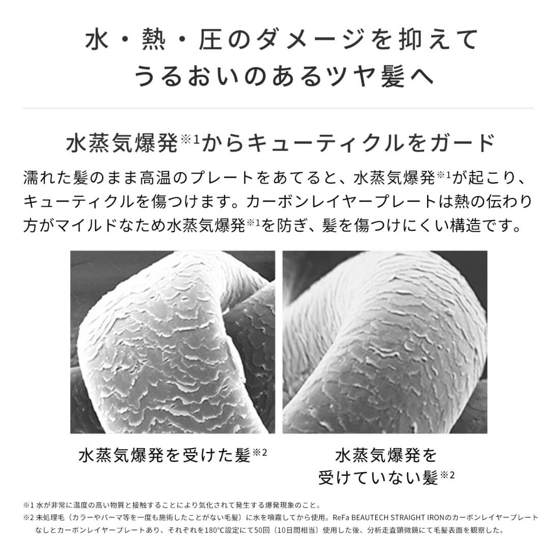 ReFaリファビューテックストレートアイロン 商品説明