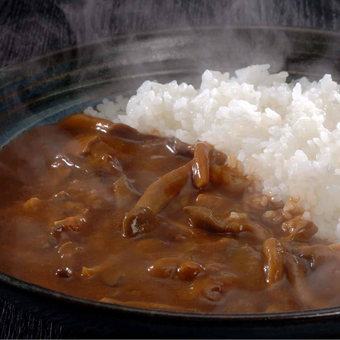 れすとらん百年民家 黒釜 / きのこと近江牛のカレー（滋賀）（短冊のしのみ対応）