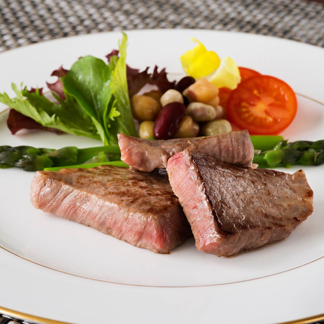 JAひだ飛騨牛もも一口ステーキ用（岐阜）（短冊のしのみ対応）