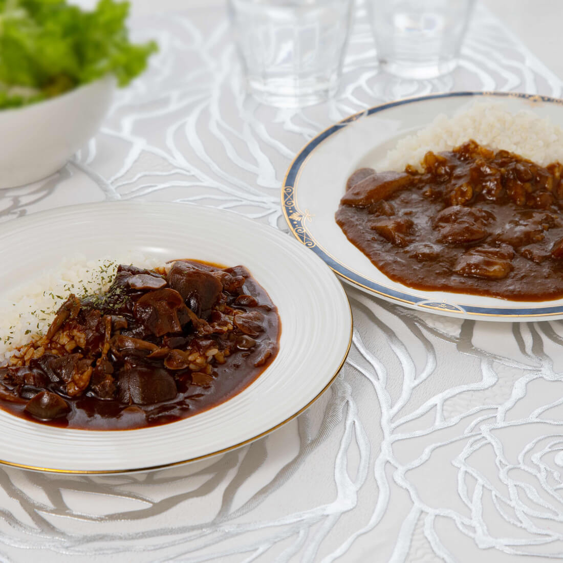 横浜ロイヤルパークホテル / カレー＆ハヤシビーフセット（短冊のしのみ対応）