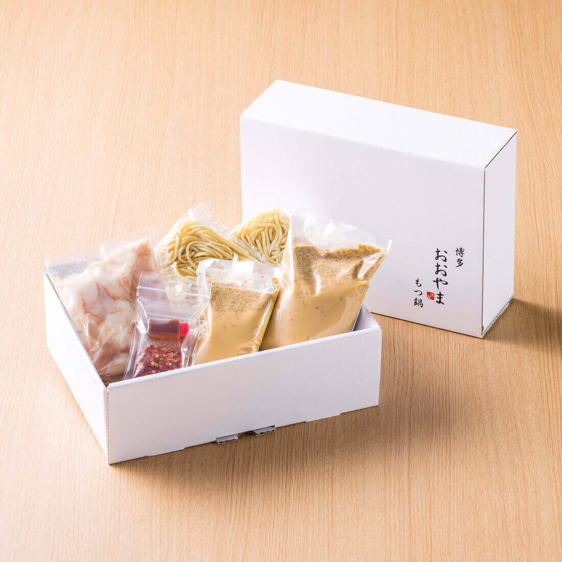 博多もつ鍋おおやまみそ味（2人前）（短冊のしのみ対応）