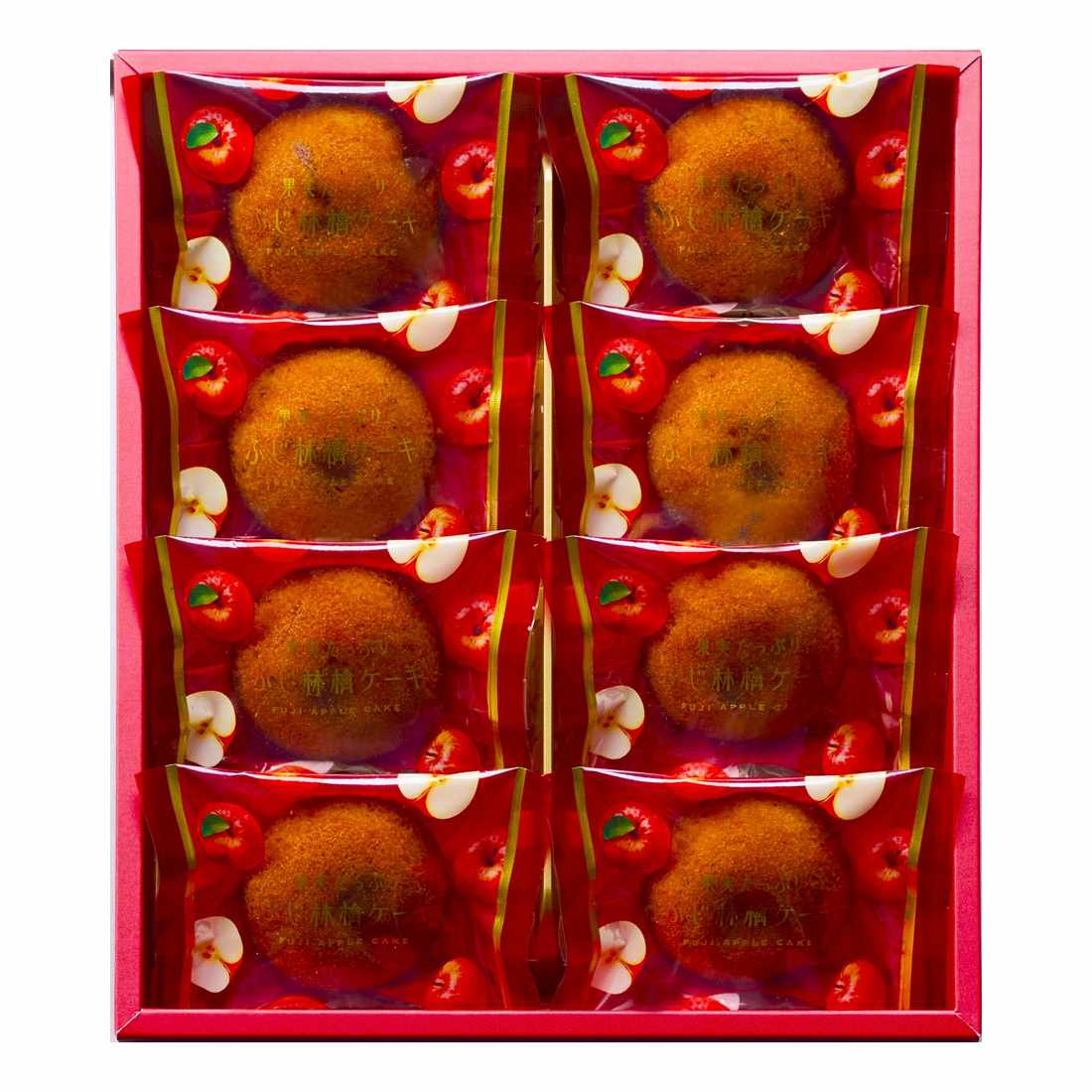 ひととえ果実たっぷりふじ林檎ケーキ(8個入り)