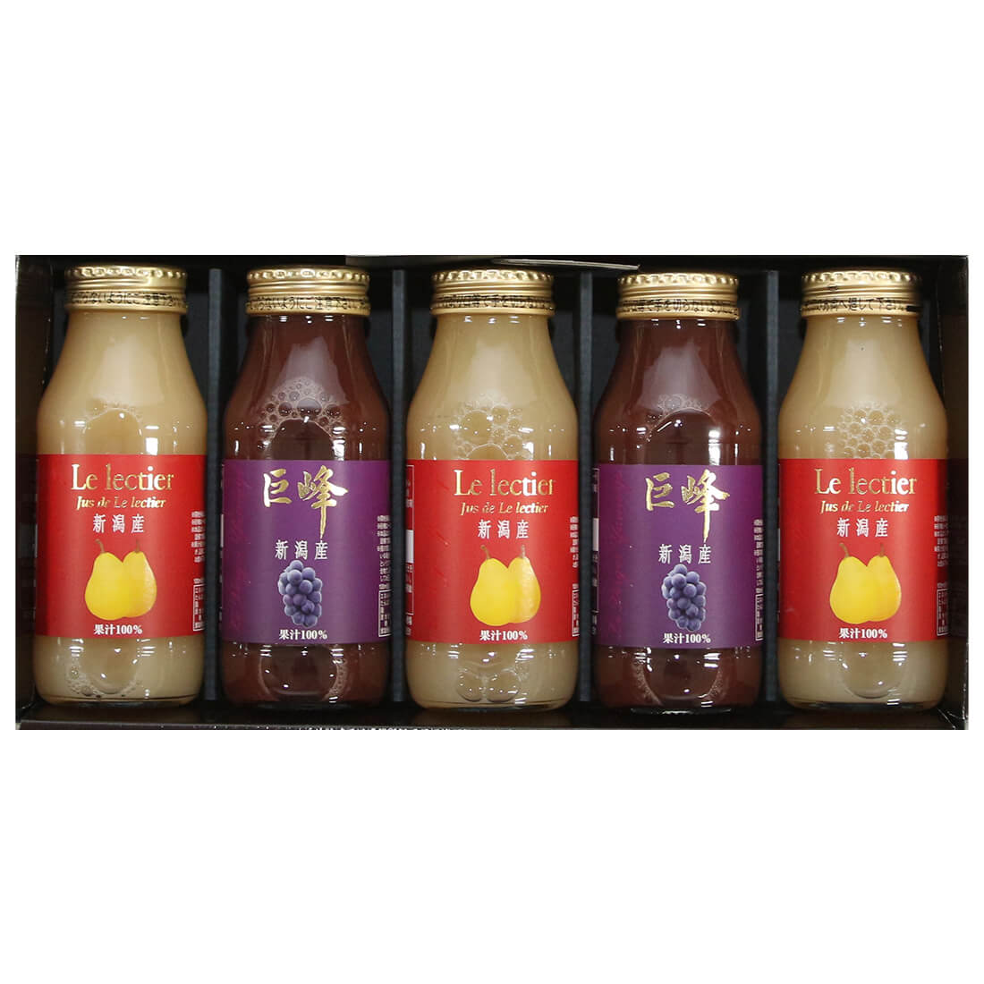 ヤマヨ / ルレクチェと巨峰ジュース 180ml×5本セット（新潟）