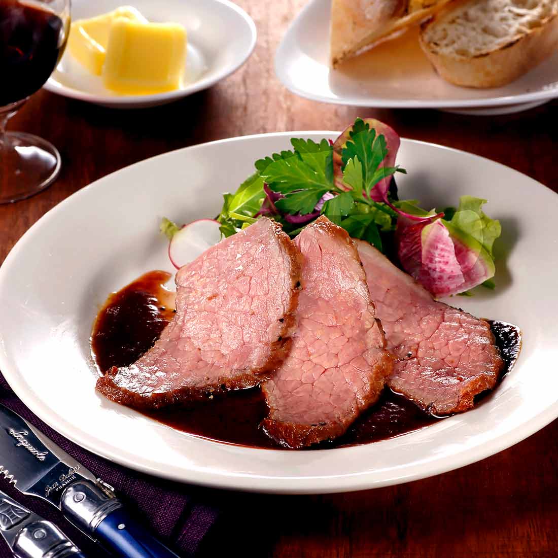 アシエットローストビーフ400ｇ（神戸・元町）（短冊のしのみ対応）