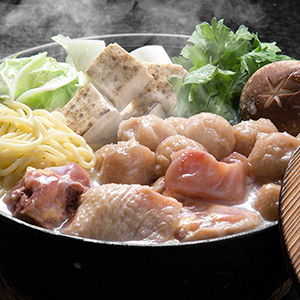 おおいた冠地どり鶏白湯鍋セット（短冊のしのみ対応）