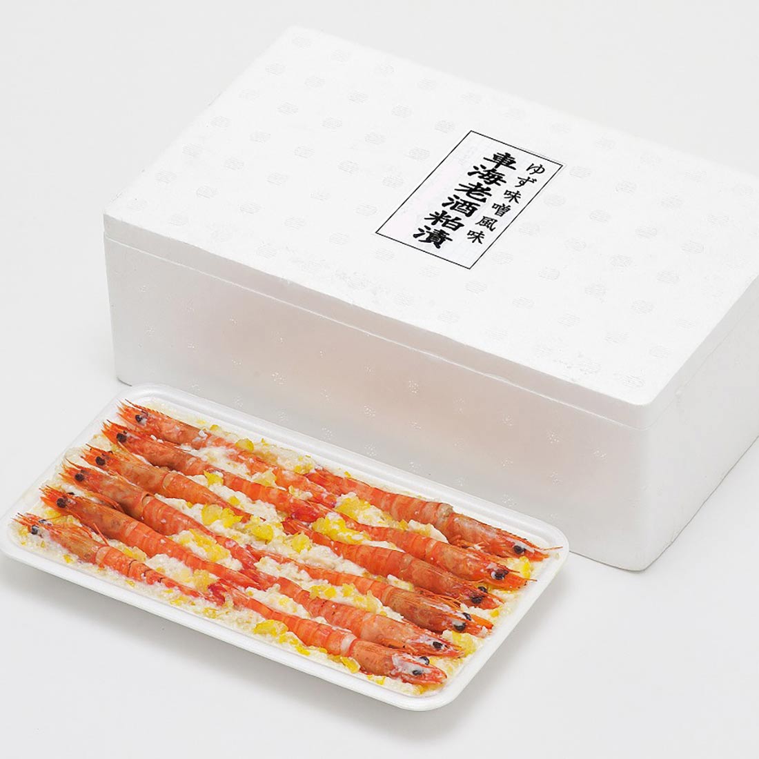 豊後絆屋ゆず風味車海老酒粕漬（短冊のしのみ対応）