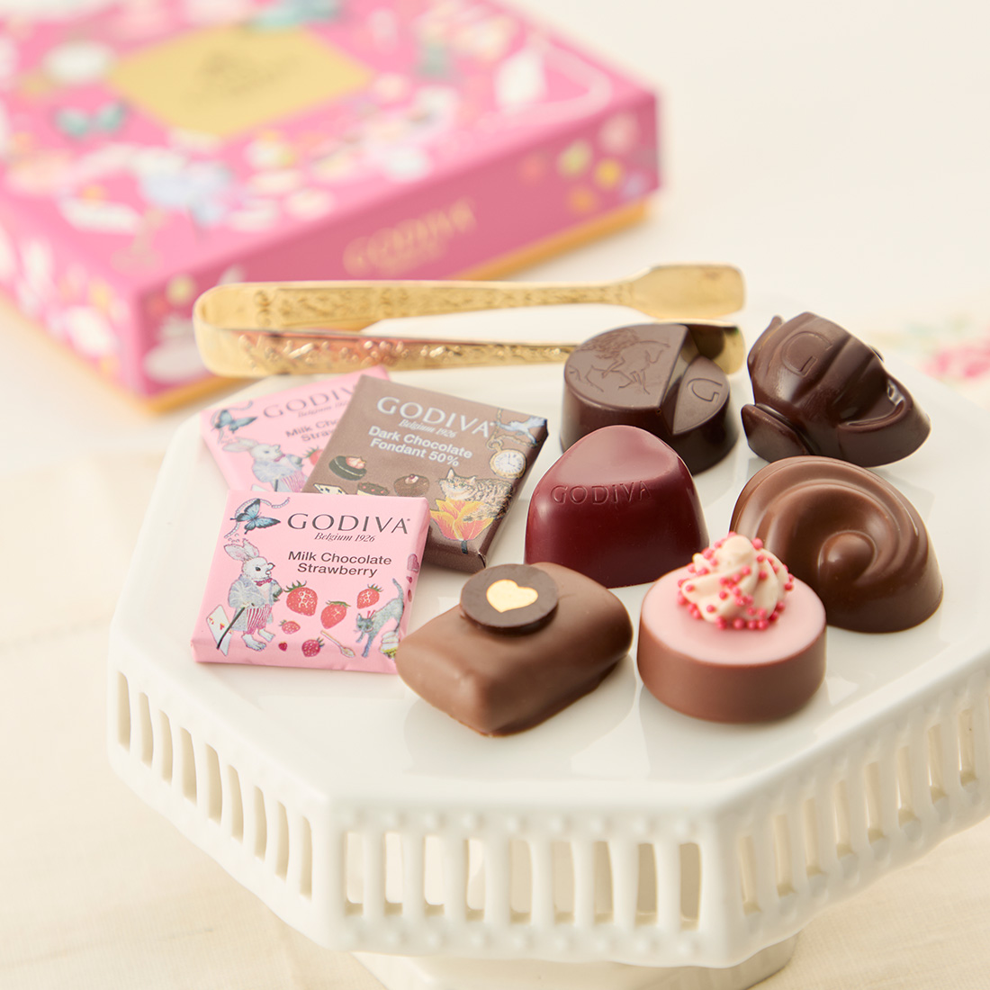 ゴディバ アリスのティーパーティ アソートメント 9粒入