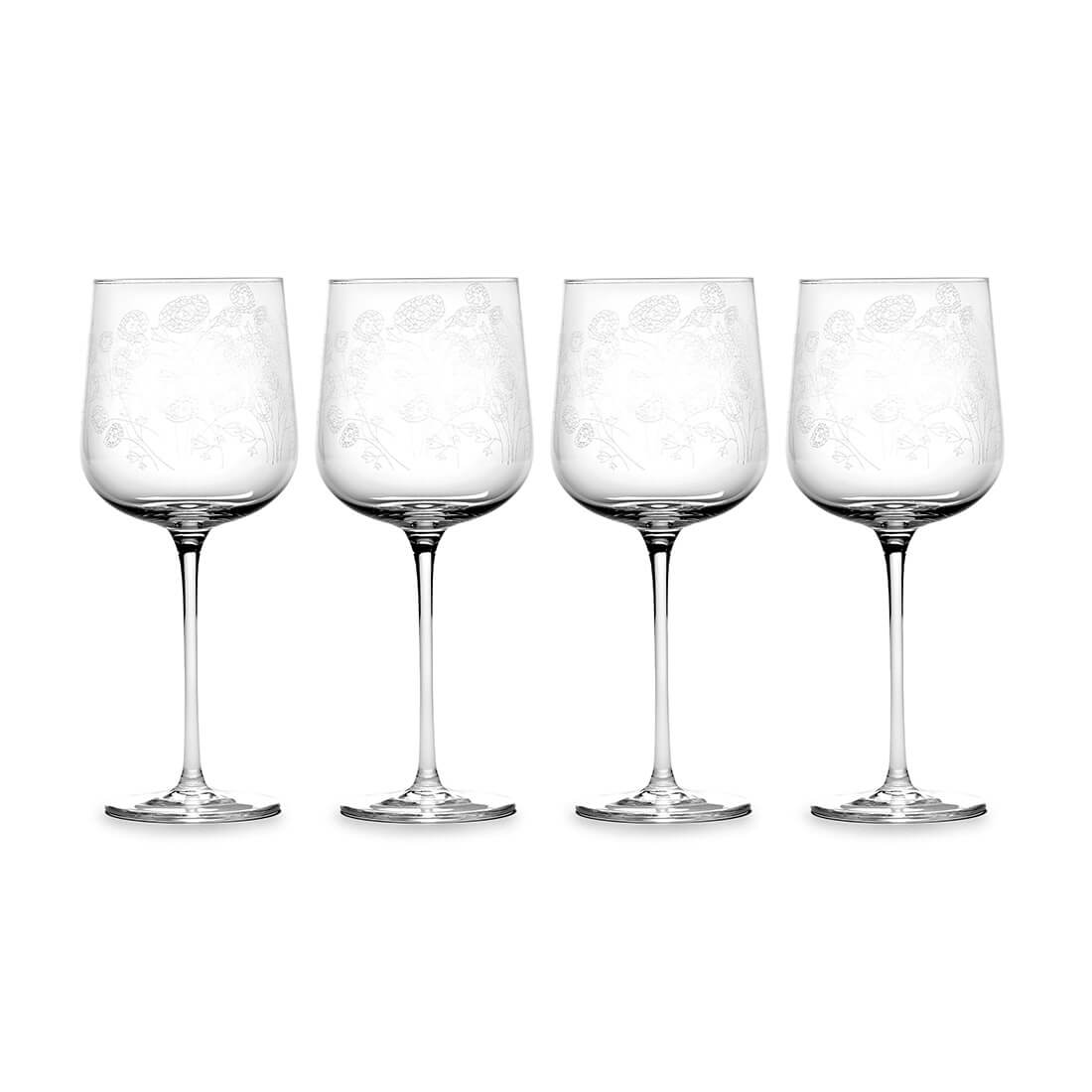 SERAX(MARNI) / レッドワイン4個 450ml アネモネ