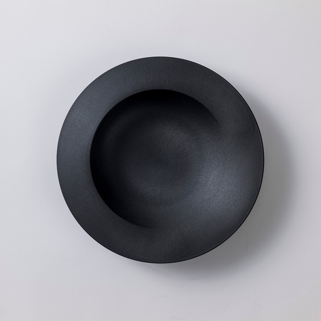 ARAS 【パスタセット】深皿スクープ ブラック×2 フォーク×2のギフト