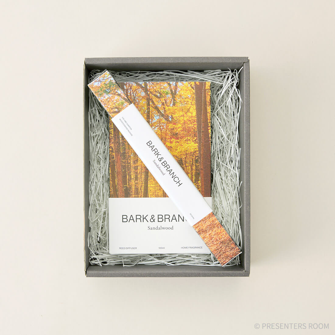 BARK&BRANCH / ディフューザー+お香セット サンダルウッド（ボックス入り）
