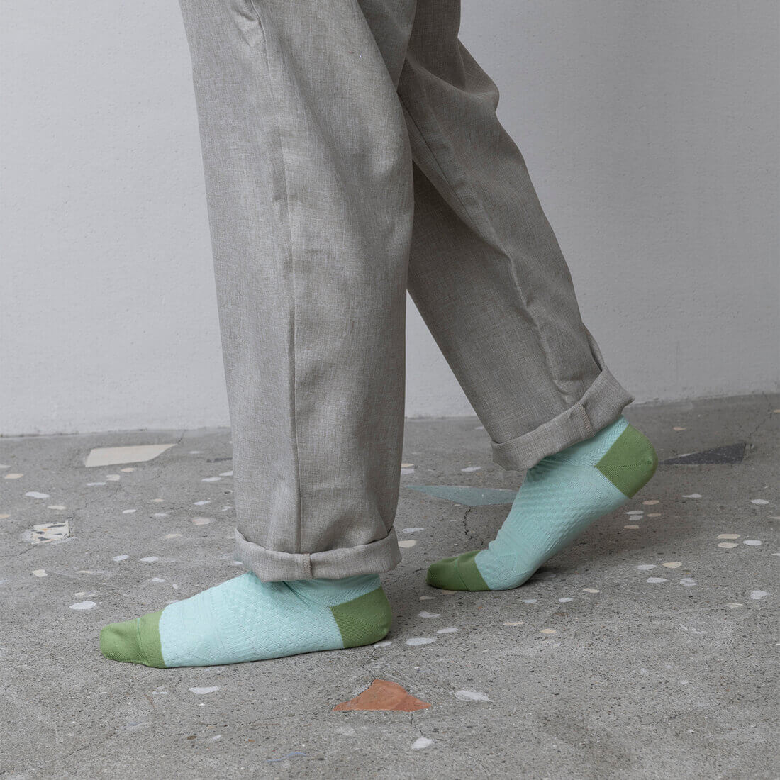 TRICOTE（トリコテ）BUMPYNORDICSOCKS【ブルー】