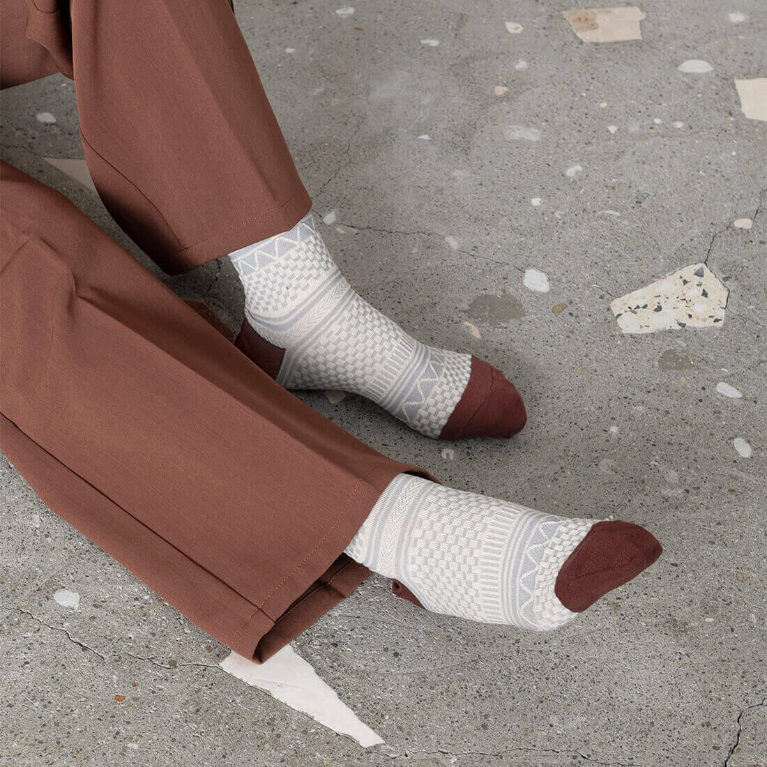 TRICOTE（トリコテ）BUMPYNORDICSOCKS【アイボリー】