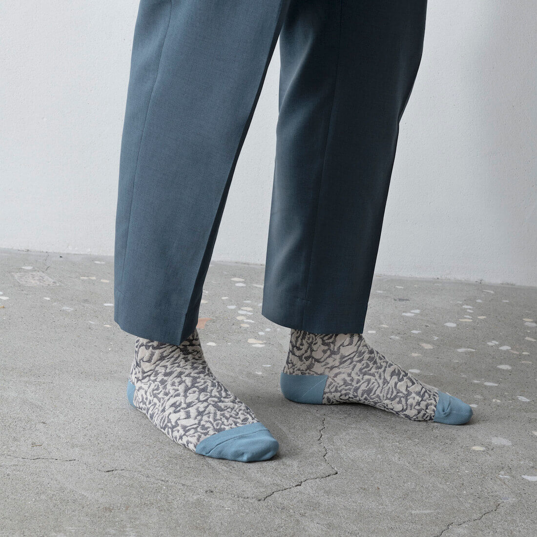 TRICOTE（トリコテ）BUMPYSESAMESOCKS【ネイビー】