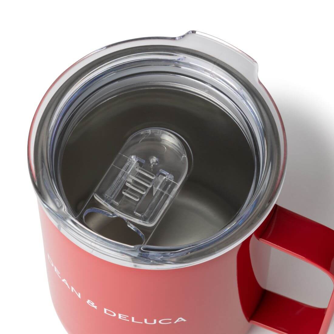 DEAN＆DELUCA蓋付ステンレスマグレッド360ml（冬季限定）