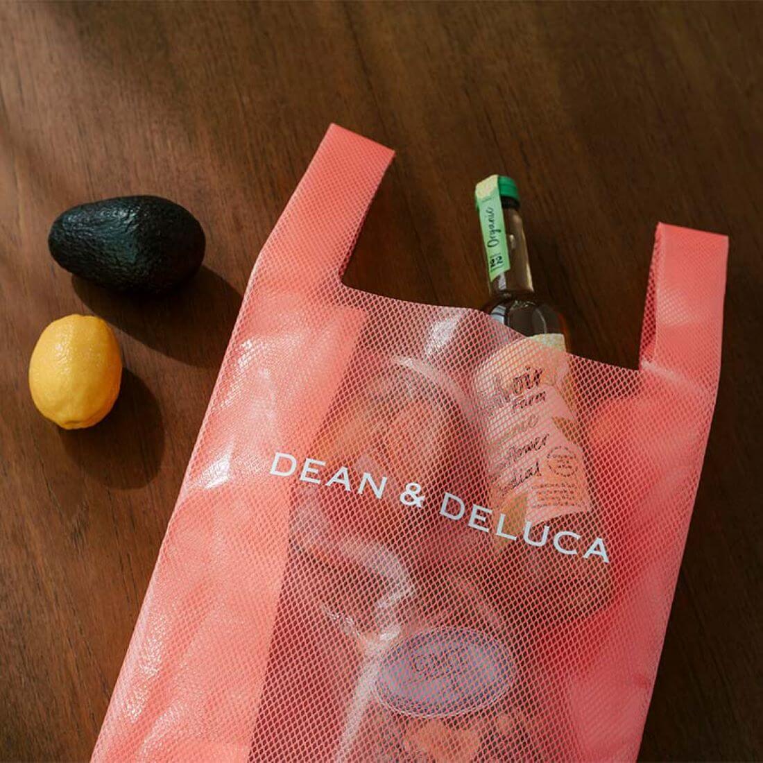 DEAN & DELUCA ショッピングバッグEVA コーラルオレンジ
