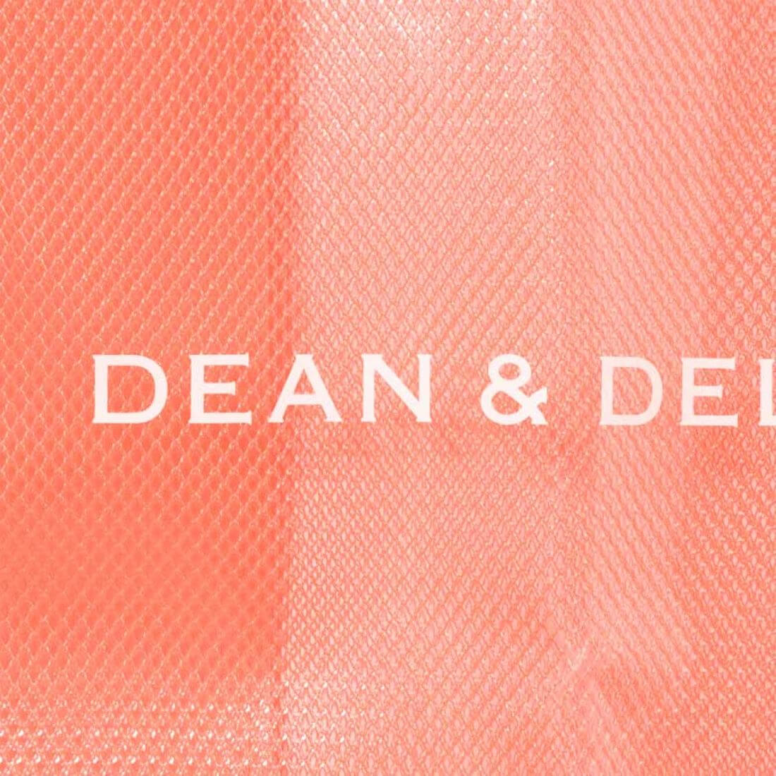DEAN & DELUCA ショッピングバッグEVA コーラルオレンジ
