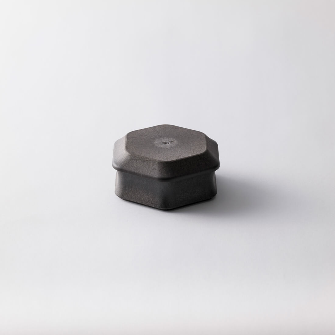 平皿ロッカク小 グレー