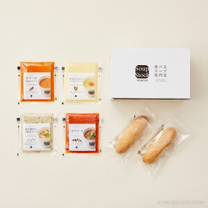 スープストックトーキョー / 人気スープ（4種4パック）とパンのセット