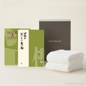 MADE IN JAPAN(メイドインジャパン) with 日本のおいしい食べ物 ＜MJ21＋柳(やなぎ)＞+今治フェイスタオルセット