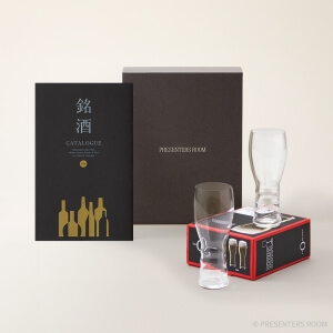 銘酒カタログギフト ＜GS01＞+リーデル ジ・オー・ワインタンブラー オー・ビアー（2個入）