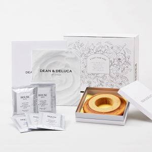 DEAN & DELUCA 引出物宅配便セット（バウムクーヘン & ドリップコーヒー）※メインのカタログギフトはDEAN & DELUCAカタログのお好きなコースをお選びください。【10セット以上でご注文ください】