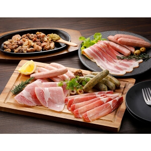 福岡・みやこハム / 九州産オリジナルアソートセット（短冊のしのみ対応）