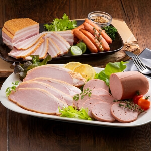 福岡・みやこハム / ドイツ製法ハム・ソーセージセット（短冊のしのみ対応）