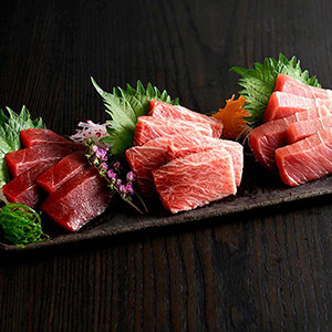 三崎恵水産 / 天然本まぐろセット（大トロ・中トロ・赤身）（短冊のしのみ対応）