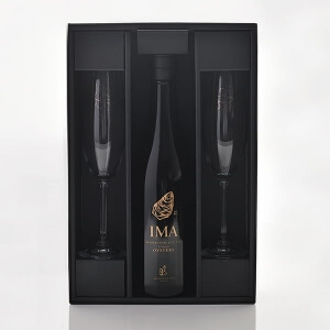 IMA 牡蠣のための日本酒+ペアフルートギフトセット