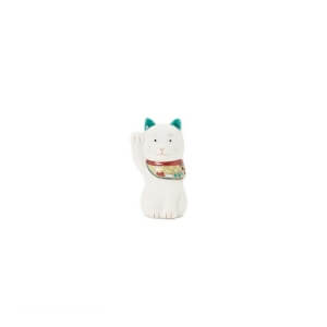 上出長右衛門窯 / 二寸ちょうえもん招猫 右手 果物のギフト通販