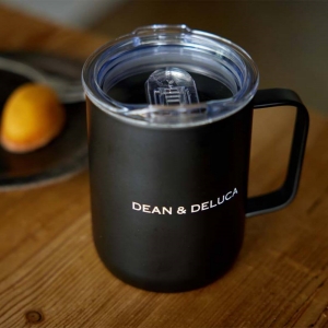 DEAN & DELUCA / 蓋付ステンレスマグ ブラック 360ml