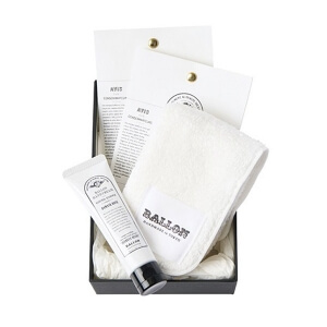 BALLON / バスソルト＆ハンドクリーム＆タオルギフトセット(ローズ)