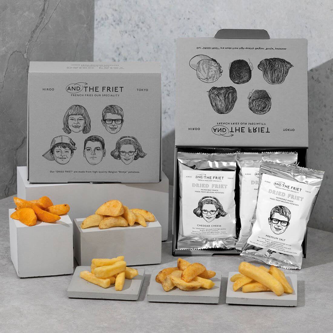 AND THE FRIET / ドライフリット ギフトボックス ミニ5個