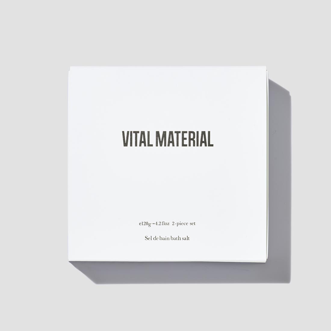 VITAL MATERIAL アロマハーブバスソルト デュオセット（ヒーリングローズ・アクアシャイン）