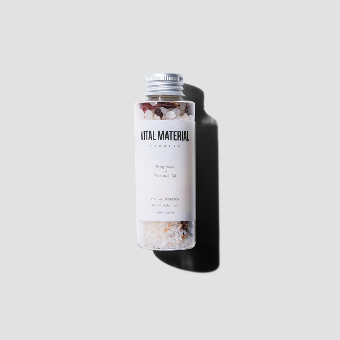 VITAL MATERIAL アロマハーブバスソルト デュオセット（ヒーリングローズ・アクアシャイン）