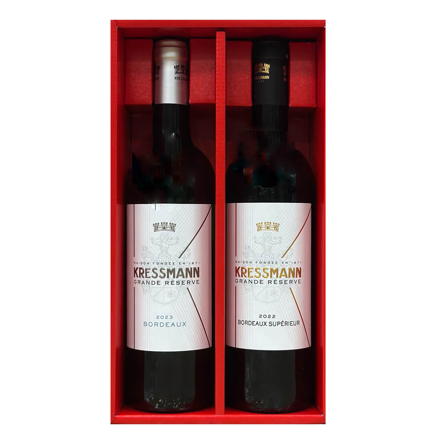 KRESSMANN / ボルドーワイン 赤白2本セット 750ml