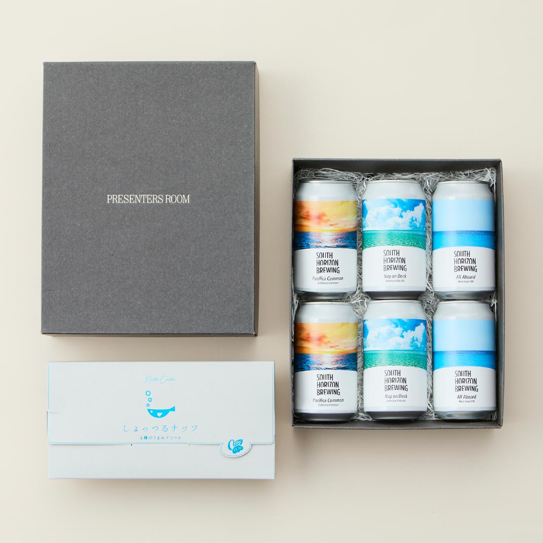 SOUTH HORIZON BREWING / 【晩酌セット】ビール6本×しょっつるナッツ4種