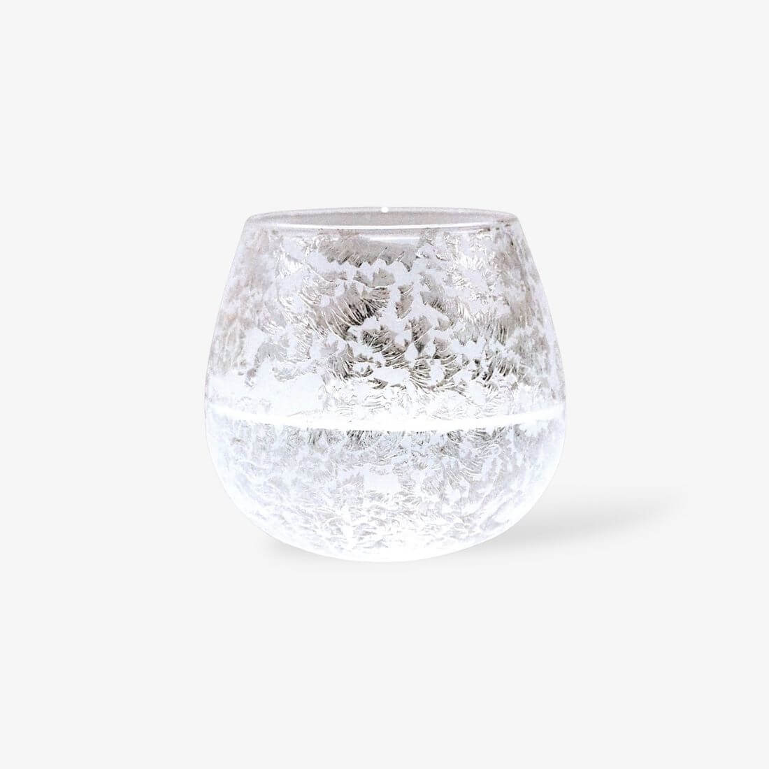 結霜月華 / 陽_you 揺らめくロックグラス 300ml 桐箱入り