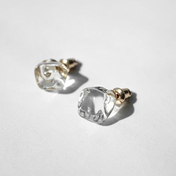 HARIO Lampwork Factory / ガラスのピアス フロート