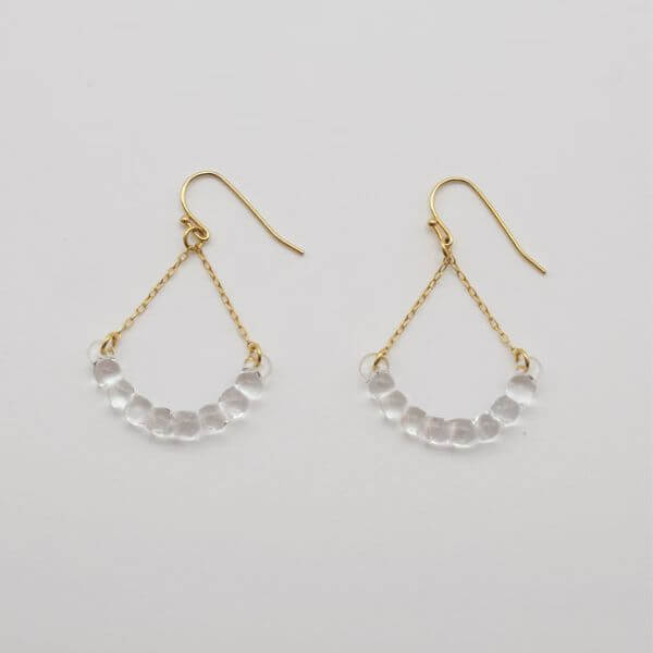 HARIO Lampwork Factory / ガラスのピアス アール