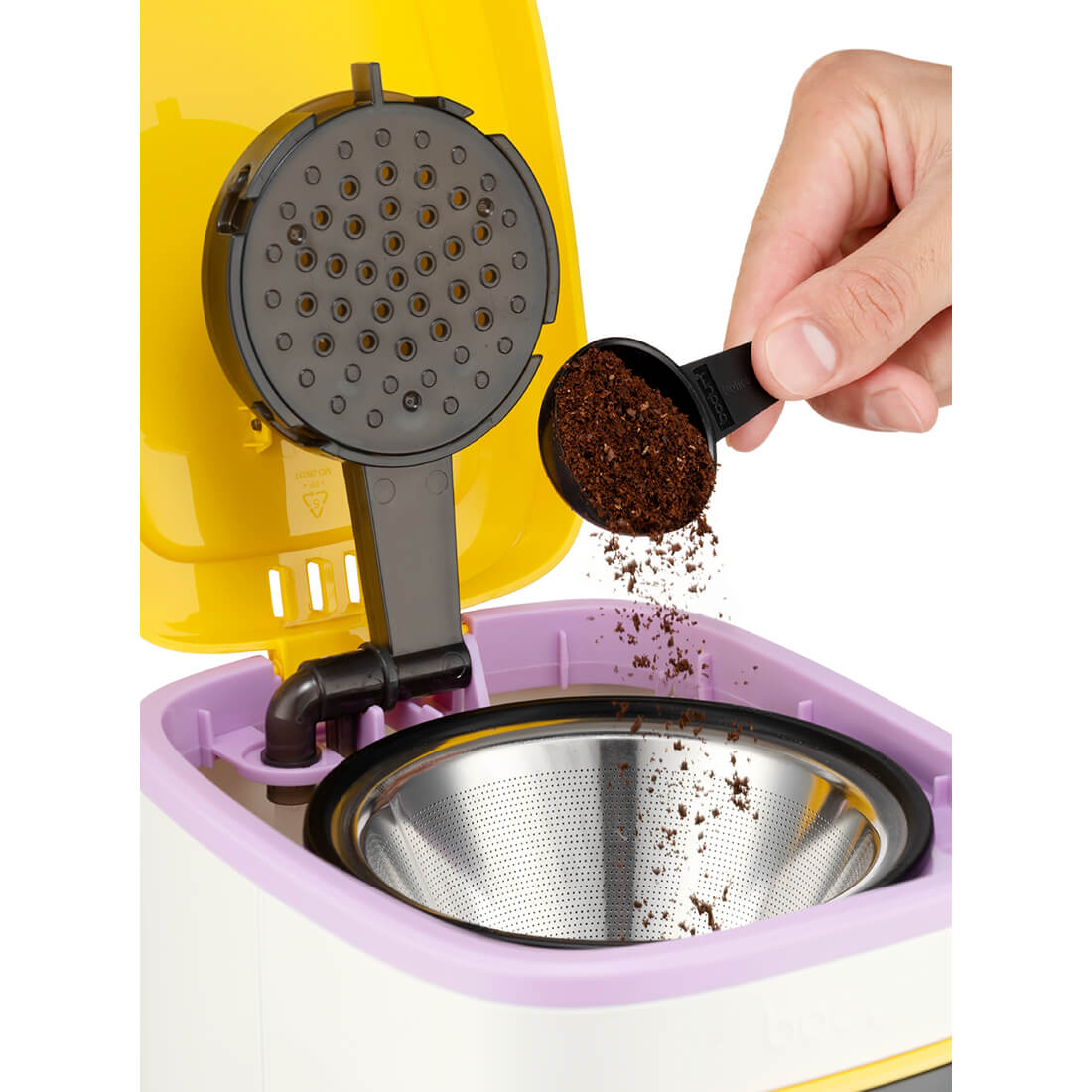 bodum ビストロ 電動コーヒーメーカー ホワイトマルチ 12カップ用の