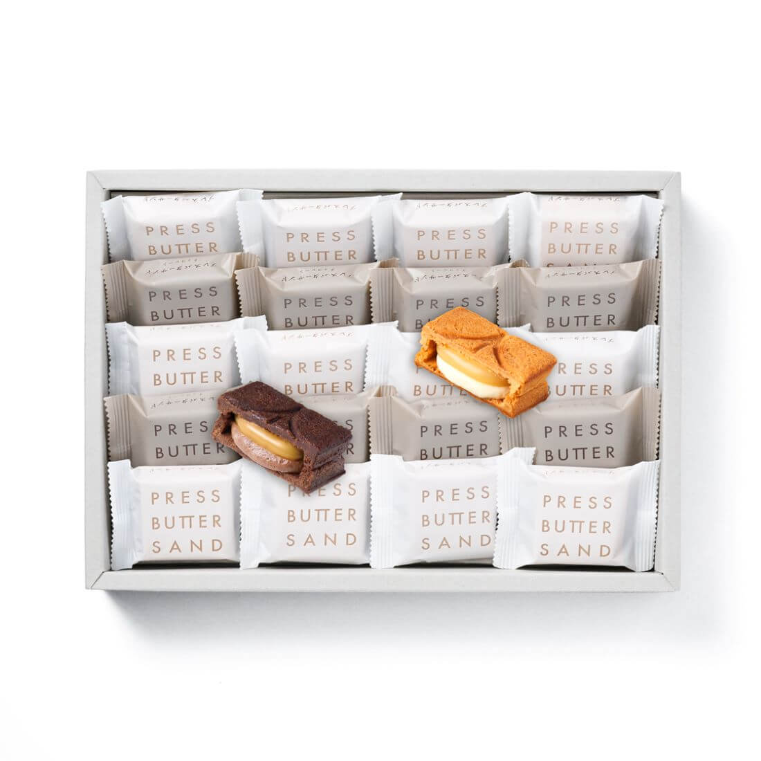 PRESS BUTTER SAND / 20個プレスバターサンド 2種詰合せ（チョコ）の