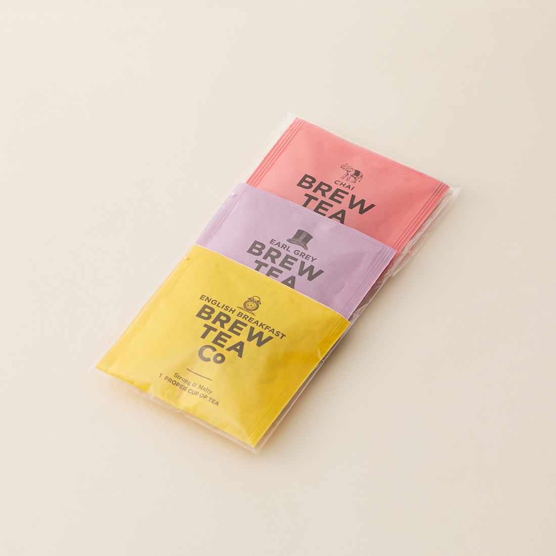 Brew Tea Co. / TEA BAGS 紅茶 3コセット(イングリッシュブレックファースト、アールグレイ、チャイ)