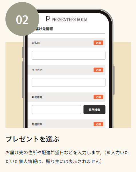 受け取り方
