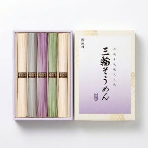 池利 / シックカラー 三輪そうめん詰合せ 紙箱