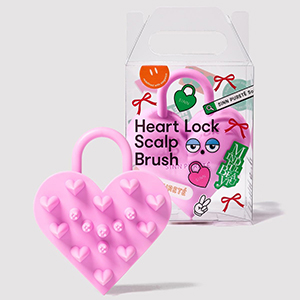 SINN PURETE / ハートロック スカルプブラシ（ピンク）