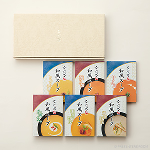 なだ万 / 和風スープ 6種6個詰合せ