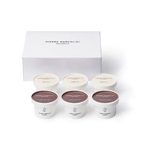 PIERRE MARCOLINI / グラス （ショコラ&ヴァニーユ) 2種x3個入り