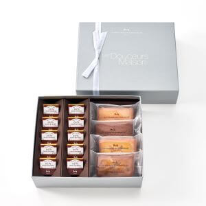 【ポイント2倍】ラ・メゾン・デュ・ショコラ / フィナンシェ＆キャレ ノアール 詰合せ